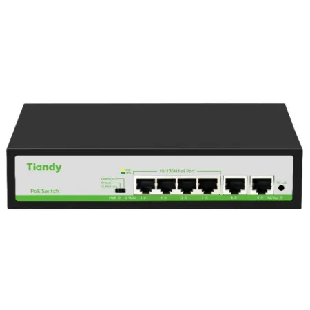 Коммутатор Tiandy TC-P3S06 F/0420/AT/55/V2.0 Коммутатор Tiandy TC-P3S06 F/0420/AT/55/V2.0
