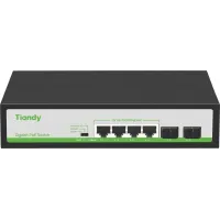 Коммутатор Tiandy TC-P3S06 H/0402/AT/60/V2.0 Коммутатор Tiandy TC-P3S06 H/0402/AT/60/V2.0