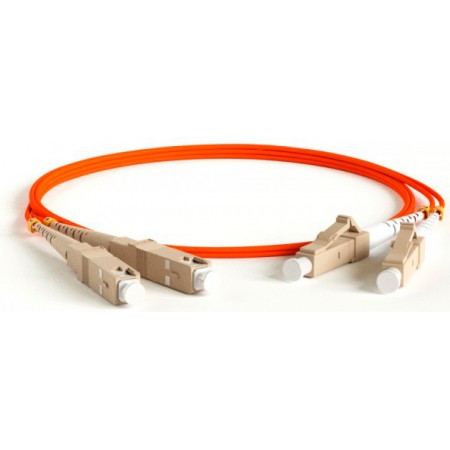 Патч-корд Lanmaster TWT-2LC-2SC/OM2-5.0 2x50/125 OM2 LC дуплекс-LC дуплекс 5м LSZH оранжевый
