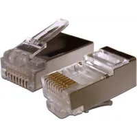 Коннектор Lanmaster (TWT-PL45/S-8P8C-6V) FTP кат.6 RJ45 (упак.:100шт)