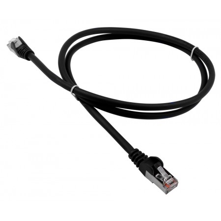 Патч-корд Lanmaster LAN-PC45/S5E-10-BK FTP вилка RJ-45-вилка RJ-45 кат.5е 10м чёрный LSZH (уп.:1шт)