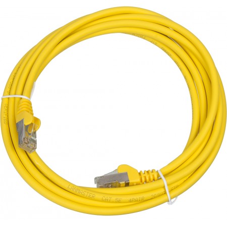 Патч-корд Lanmaster LAN-PC45/S5E-3.0-YL FTP RJ-45 вил.-вилка RJ-45 кат.5E 3м желтый LSZH Патч-корд Lanmaster LAN-PC45/S5E-3.0-YL FTP RJ-45 вил.-вилка RJ-45 кат.5E 3м желтый LSZH