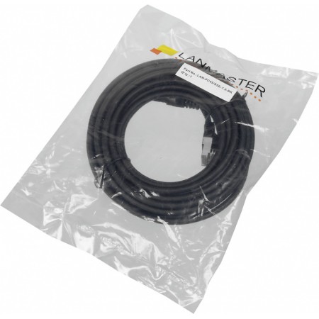 Патч-корд Lanmaster LAN-PC45/S5E-7.0-BK FTP RJ-45 вил.-вилка RJ-45 кат.5E 7м черный LSZH Патч-корд Lanmaster LAN-PC45/S5E-7.0-BK FTP RJ-45 вил.-вилка RJ-45 кат.5E 7м черный LSZH