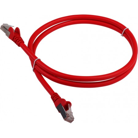 Патч-корд Lanmaster LAN-PC45/S6-2.0-RD FTP RJ-45 вил.-вилка RJ-45 кат.6 2м красный LSZH