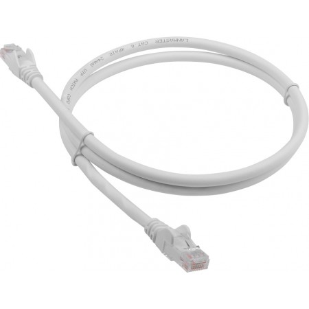 Патч-корд Lanmaster LAN-PC45/U6-1.0-WH UTP RJ-45 вил.-вилка RJ-45 кат.6 1м белый LSZH (уп.:1шт)