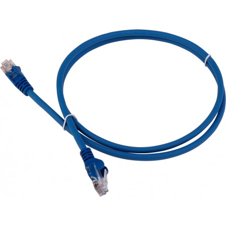 Патч-корд Lanmaster LAN-PC45/U6-5.0-BL UTP RJ-45 вил.-вилка RJ-45 кат.6 5м синий LSZH (уп.:1шт)