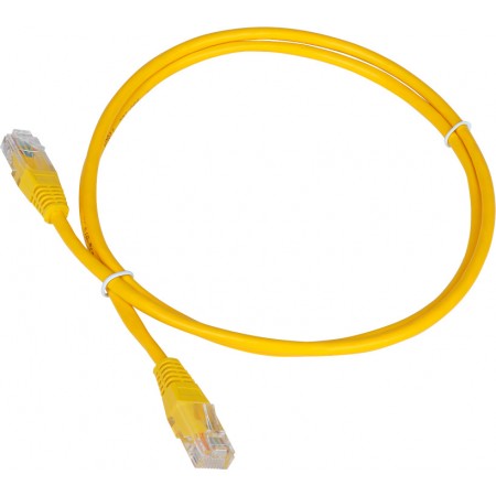 Патч-корд Lanmaster TWT-45-45-0.3-YL UTP RJ-45 вил.-вилка RJ-45 кат.5E 0.3м желтый ПВХ (уп.:1шт)