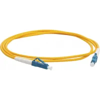 Патч-корд Lanmaster LAN-2SC-2SC/SU-1.0 2xOS1/2 SC дуплекс-SC дуплекс 1м LSZH желтый