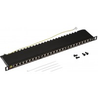 Патч-панель Lanmaster LAN-PPC24S5E 19" 0.5U 24xRJ45 кат.5e STP Патч-панель Lanmaster LAN-PPC24S5E 19" 0.5U 24xRJ45 кат.5e STP