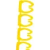Клипсы Lanmaster LAN-MCC-NUM-SET-C6 для маркировки ПВХ6.5мм (упак.:100шт)