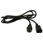 Кабель Lanmaster LAN-PP13/14-2.0-BK IEC C13 IEC C14 1.5м черный