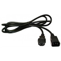Кабель Lanmaster LAN-PP13/14-2.0-BK IEC C13 IEC C14 1.5м черный