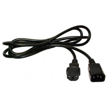 Кабель Lanmaster LAN-PP13/14-2.0-BK IEC C13 IEC C14 1.5м черный