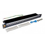 Патч-панель Lanmaster LAN-PPL24S6A 19" 1U 24xRJ45 кат.6A STP