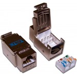 Модуль Lanmaster TWT-OK45STP/6-WH информ. KeystoneRJ45 кат.6 STP бел. (упак.:1шт)