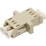 Адаптер Lanmaster LAN-2LC/S-AM-OM4 проходнойLC дупл. 50/125 OM4 аква