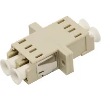 Адаптер Lanmaster LAN-2LC/S-AM-OM4 проходнойLC дупл. 50/125 OM4 аква