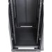 Шкаф серверный Lanmaster (TWT-CBB-22U-6X8-G1) напольный 22U 600x800мм пер.дв.стекл задн.дв.двуст. 2 бок.пан. 800кг черный IP20