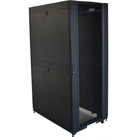 Шкаф коммутационный Lanmaster (LAN-DC-CBP-42UX8X12) напольный 42U 800x1200мм пер.дв.перфор. задн.дв.перфор.2-хст. 4 бок.пан. 1500кг черный Шкаф коммутационный Lanmaster (LAN-DC-CBP-42UX8X12) напольный 42U 800x1200мм пер.дв.перфор. задн.дв.перфор.2-хст. 4 бок.пан. 1500кг черный