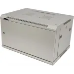 Шкаф коммутационный Lanmaster (TWT-CBWPM-27U-6X8-GY) настенный 27U 600x800мм пер.дв.металл задн.дв.спл.стал.лист 2 бок.пан. 60кг серый 56кг