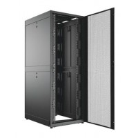 Шкаф коммутационный C3 Solutions (C3.RF4803) напольный 48U 750x1050мм пер.дв.перфор. задн.дв.перфор. 2 бок.пан. направл.под закл.гайки 1130кг черный