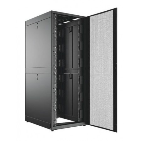 Шкаф коммутационный C3 Solutions (C3.RF4803) напольный 48U 750x1050мм пер.дв.перфор. задн.дв.перфор. 2 бок.пан. направл.под закл.гайки 1130кг черный