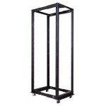 Стойка двухрамная Lanmaster TWT-RACK2-42U-ADJ 42U 480ммX560мм 1000кг черный