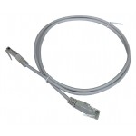 Патч-корд Lanmaster TWT2-45-45-1.0-GY вилка RJ-45-вилка RJ-45 кат.5е 1м серый ПВХ (уп.:1шт)