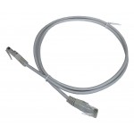 Патч-корд Lanmaster TWT2-45-45-1.5-GY вилка RJ-45-вилка RJ-45 кат.5е 1.5м серый ПВХ (уп.:1шт)