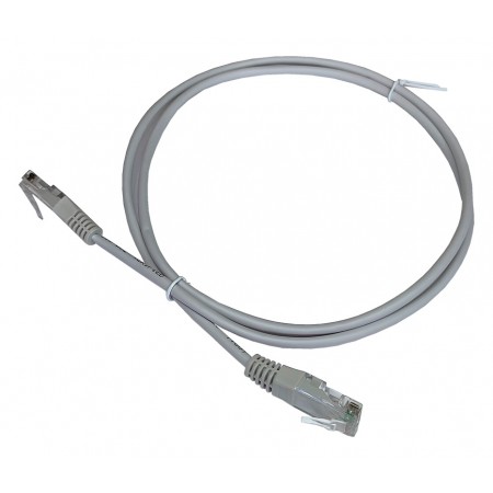 Патч-корд Lanmaster TWT2-45-45-2.0-GY вилка RJ-45-вилка RJ-45 кат.5е 2м серый ПВХ (уп.:1шт)