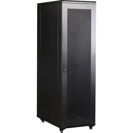 Шкаф коммутационный Lanmaster (TWT-CBB-37U-6X10-P1) напольный 37U 600x1000мм пер.дв.перфор. задн.дв.перфор.2-хст. 800кг черный IP20 сталь Шкаф коммутационный Lanmaster (TWT-CBB-37U-6X10-P1) напольный 37U 600x1000мм пер.дв.перфор. задн.дв.перфор.2-хст. 800кг черный IP20 сталь
