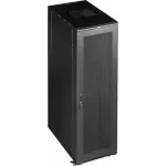 Шкаф серверный Lanmaster (TWT-CBB-32U-6X10-G1) напольный 32U 600x1000мм пер.дв.стекл задн.дв.двуст. 2 бок.пан. 800кг черный