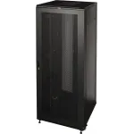 Шкаф серверный Lanmaster (TWT-CBB-47U-8X10-P1) напольный 47U 800x1000мм пер.дв.перфор. задн.дв.перфор.2-хст. 2 бок.пан. 800кг черный 926мм 131.2кг 2277мм IP20 металл