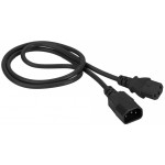 Шнур питания Lanmaster LAN-PP13/14-1.5-BK C13-С14 проводник.:3x0.75мм2 1.5м 250В 10А (упак.:1шт) черный