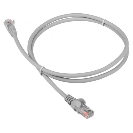 Патч-корд Lanmaster LAN-PC45/U5E-20-GY UTP вилка RJ-45-вилка RJ-45 кат.5е 20м серый LSZH (уп.:1шт)
