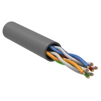Кабель информационный ITK Generica BC1-C5E04-111-305-G кат.5E U/UTP 4 парыX25AWG PVC внутренний 305м серый Кабель информационный ITK Generica BC1-C5E04-111-305-G кат.5E U/UTP 4 парыX25AWG PVC внутренний 305м серый