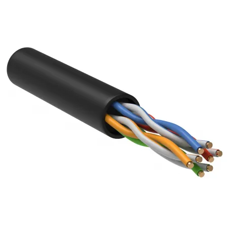 Кабель информационный ITK Generica BC3-C5E04-139-305-G кат.5E U/UTP 4 парыX24AWG LDPE внешний 305м черный