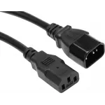 Шнур питания ITK PC-C13C14-2M C13-С14 проводник.:3x1.5мм2 2м 230В 10А (упак.:1шт) черный