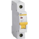 Выключатель автоматический IEK MVA20-1-050-C ВА47-29 50A тип C 4.5kA 1П 230/400В 1мод белый (упак.:1шт)