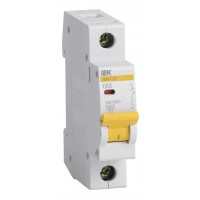 Выключатель автоматический IEK MVA20-1-063-C ВА47-29 63A тип C 4.5kA 1П 230/400В 1мод белый (упак.:1шт)