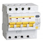 Выключатель автом. дифф. тока IEK MAD10-4-025-C-030 АД14 25A тип C 4.5kA 30мА AC 4П 230/400В 5мод белый (упак.:1шт)