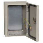 Щит распределительный IEK YKM40-321-54 ЩМП-3.2.1-0 У2 навесной 210мм 150мм 300мм 630A 6шт металл IP54 серый (упак.:1шт)