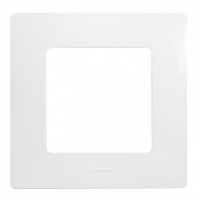 Рамка Legrand Etika 672501 накладная 1x ABS пластик белый