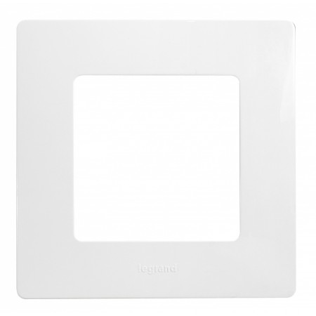 Рамка Legrand Etika 672501 накладная 1x ABS пластик белый