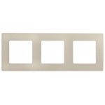 Рамка Legrand Etika 672513 накладная 3x ABS пластик слоновая кость