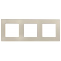 Рамка Legrand Etika 672513 накладная 3x ABS пластик слоновая кость