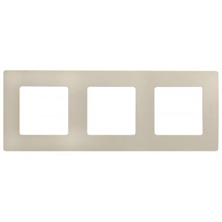 Рамка Legrand Etika 672513 накладная 3x ABS пластик слоновая кость