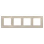 Рамка Legrand Etika 672514 накладная 4x ABS пластик слоновая кость