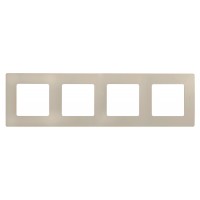 Рамка Legrand Etika 672514 накладная 4x ABS пластик слоновая кость