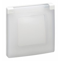 Рамка Legrand Etika 672550 накладная 1x ABS пластик белый